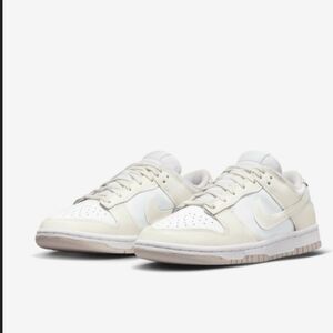 Nike Dunk Low White and Sail 8.5M / 10 W